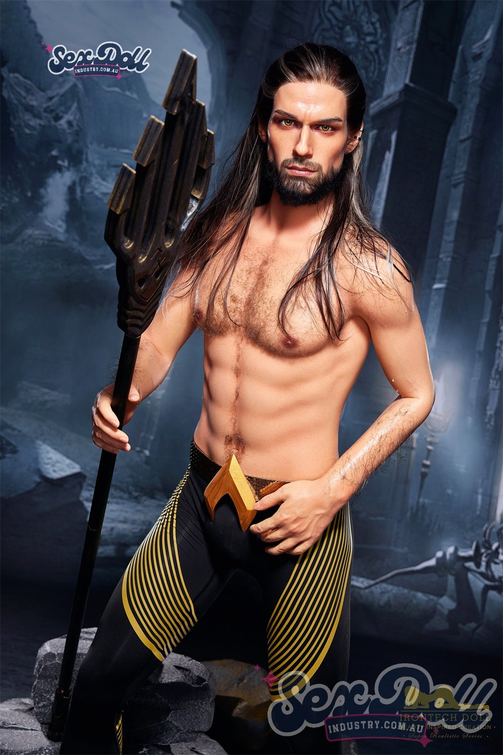 Damian - 170cm M5 Full Silicone Male Sex Doll - Irontech Doll