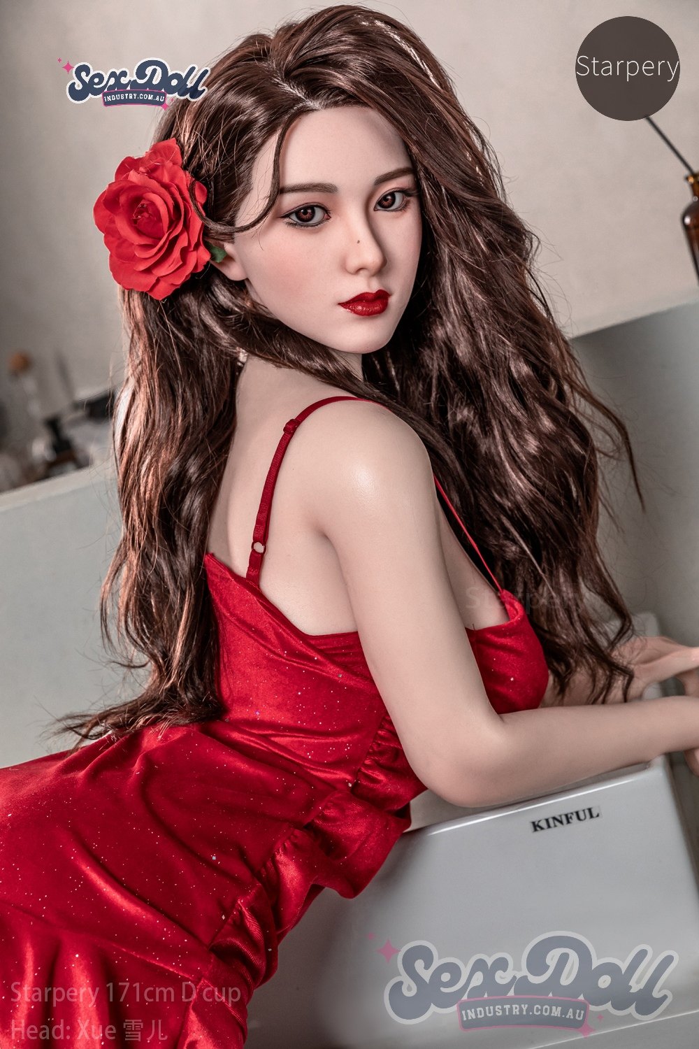 Xue - 171cm D-cup Asian Silicone Head Sex Doll with Weight Reduced – Starpery Doll