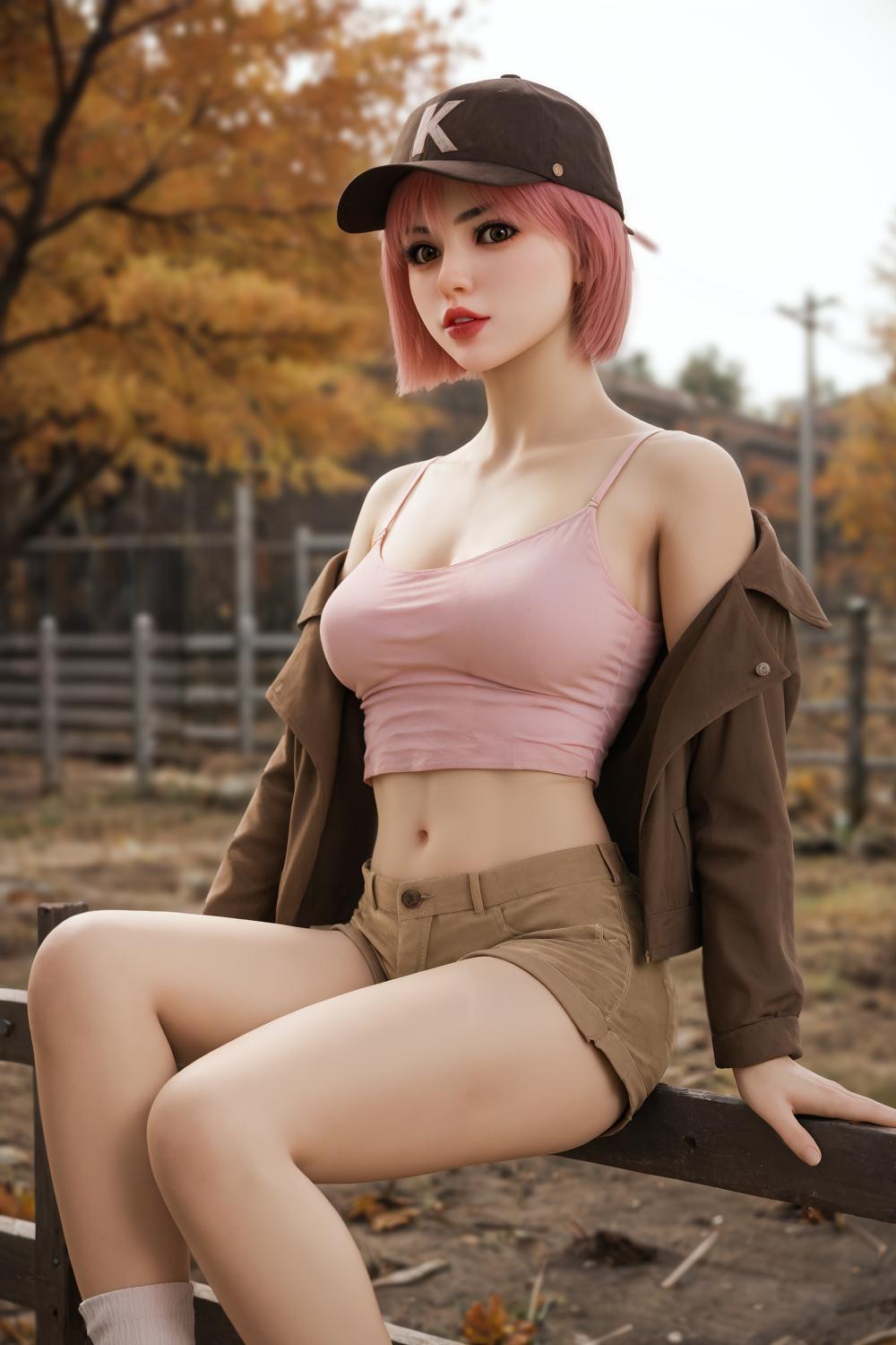 Lacey - 148cm B-cup Realistic TPE Sex Doll + Free Second Head - Aibei Doll