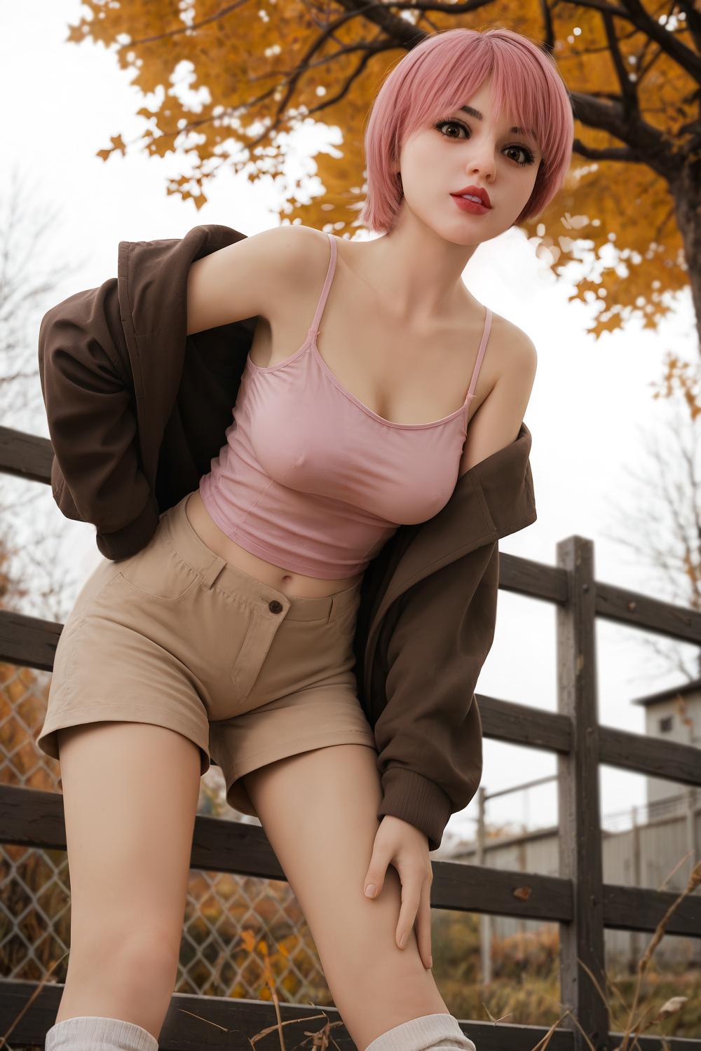 Lacey - 148cm B-cup Realistic TPE Sex Doll + Free Second Head - Aibei Doll