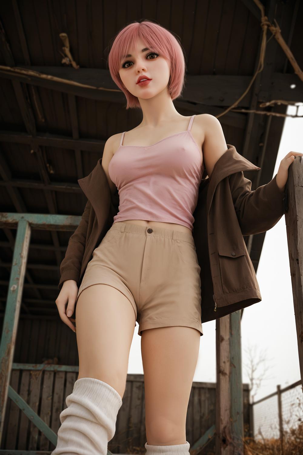 Lacey - 148cm B-cup Realistic TPE Sex Doll + Free Second Head - Aibei Doll