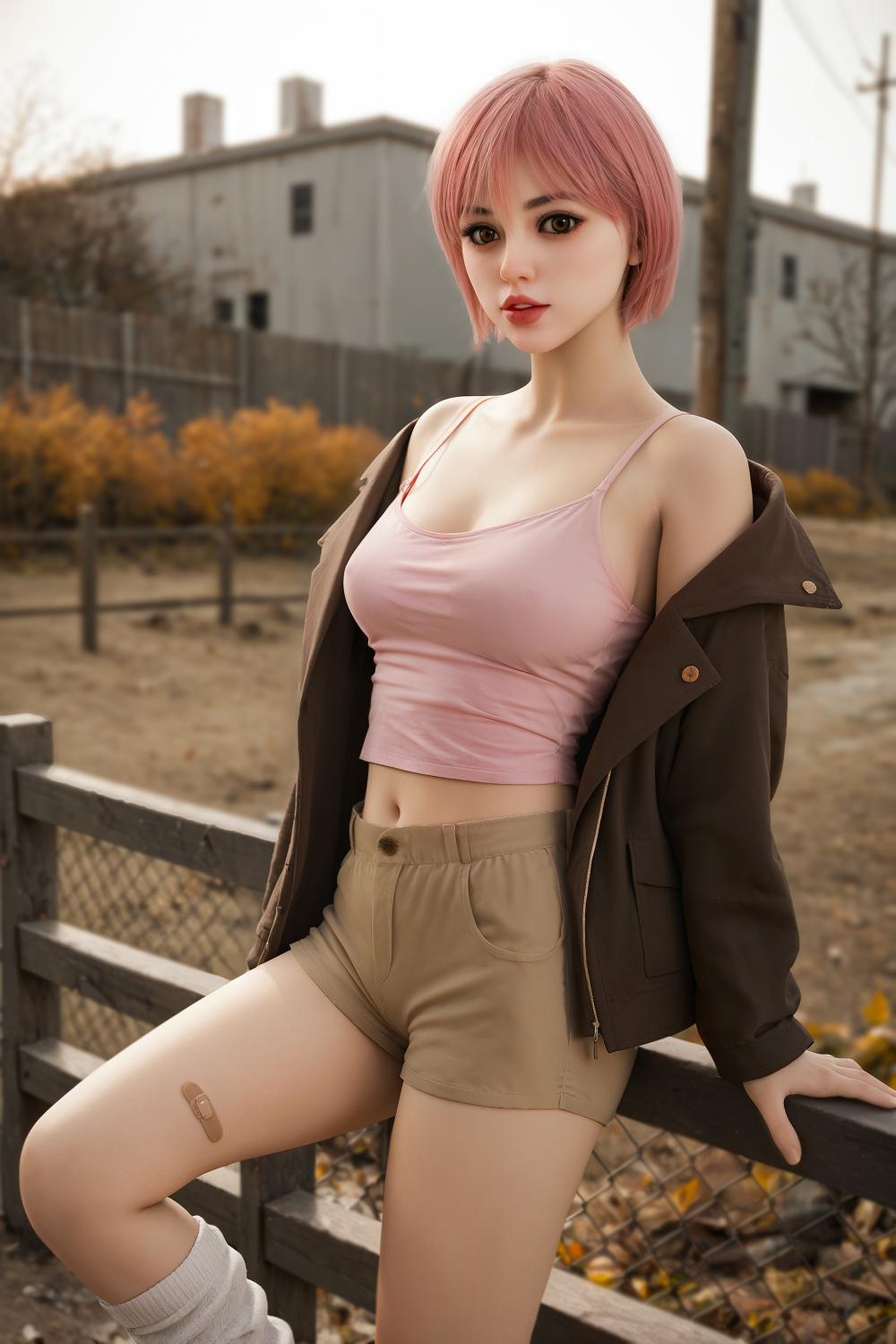 Lacey - 148cm B-cup Realistic TPE Sex Doll + Free Second Head - Aibei Doll