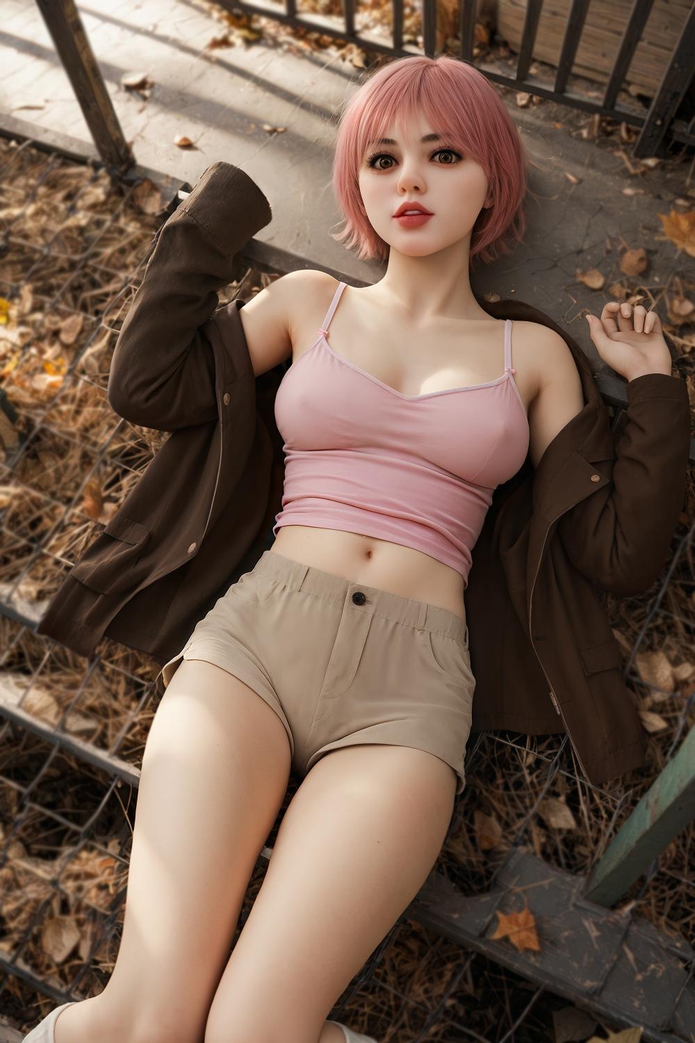 Lacey - 148cm B-cup Realistic TPE Sex Doll + Free Second Head - Aibei Doll