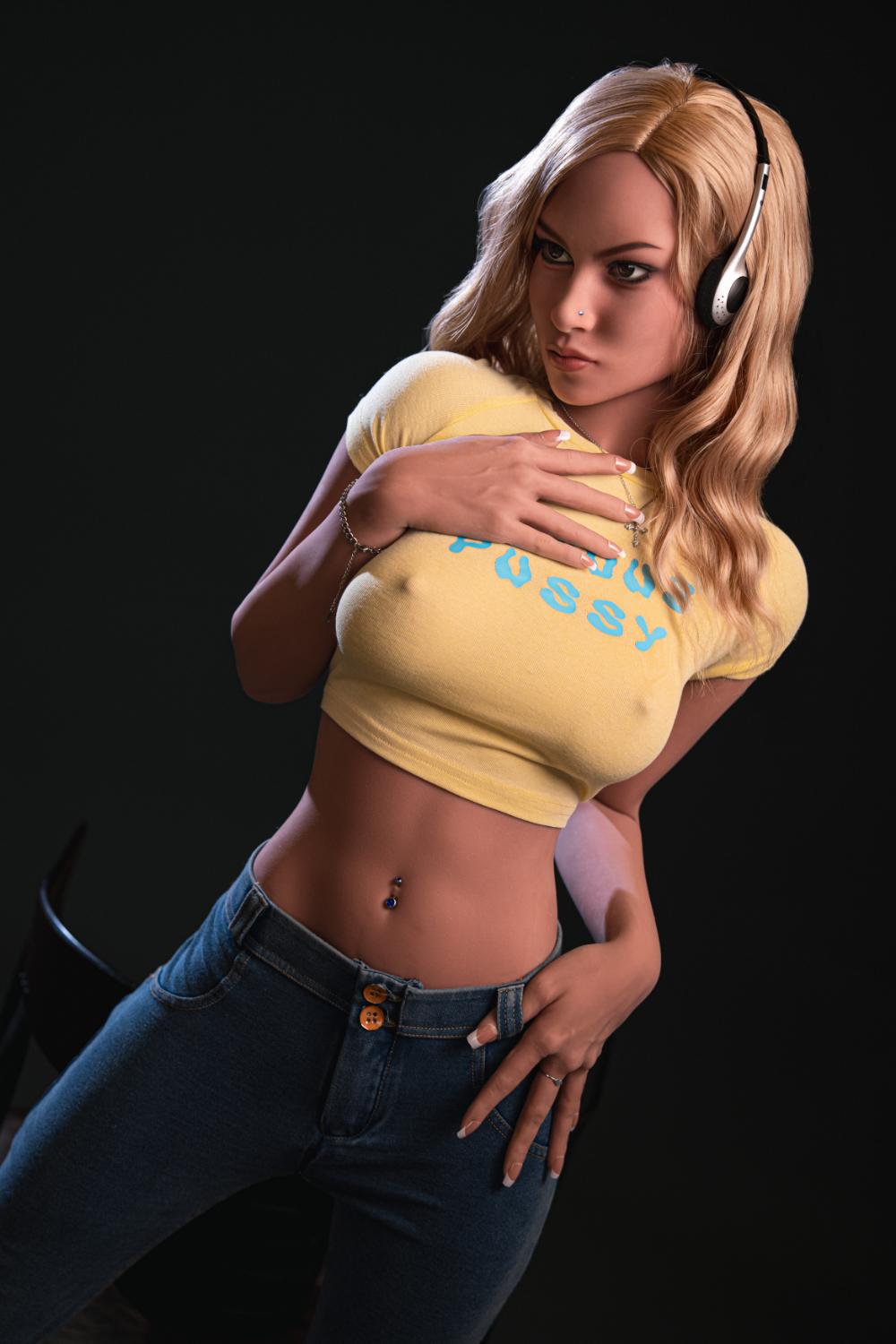 Solie - 157cm C-cup Realistic TPE Sex Doll + Free Second Head - Aibei Doll