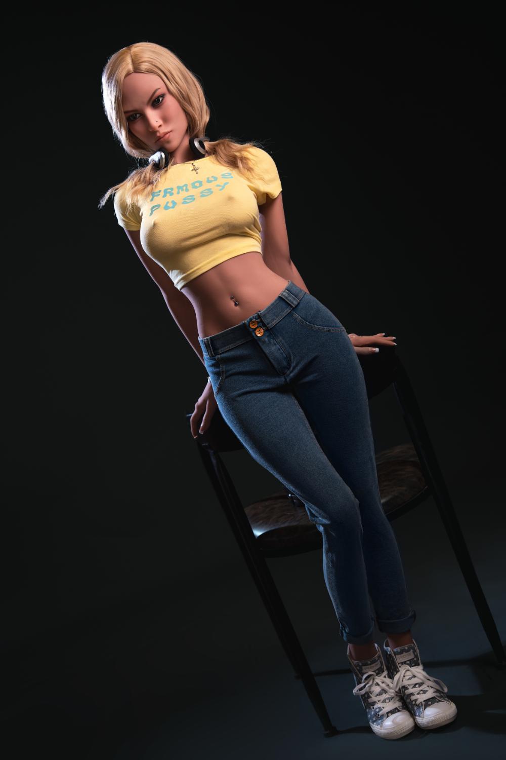 Solie - 157cm C-cup Realistic TPE Sex Doll + Free Second Head - Aibei Doll