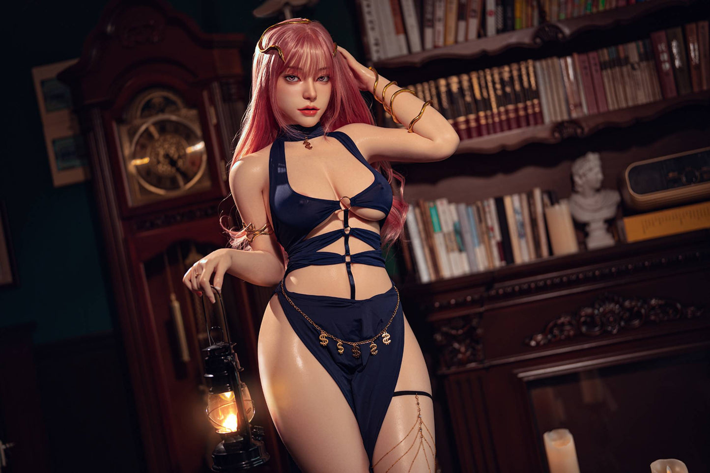 Aurora - 148-164cm Silicone Head Realistic Sex Doll with ROS Oral - SY Doll