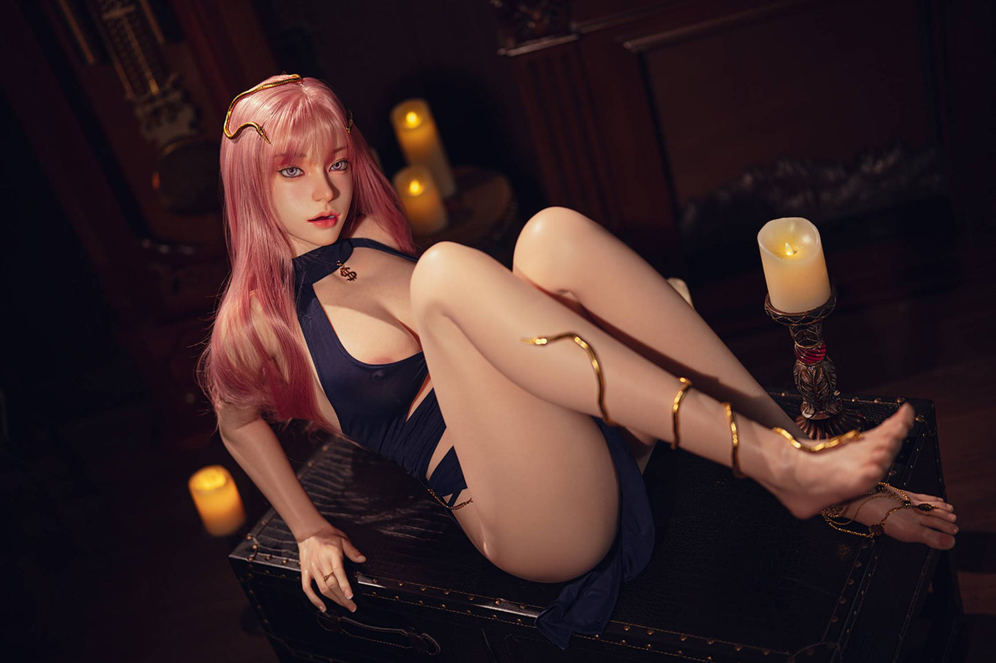 Aurora - 148-164cm Silicone Head Realistic Sex Doll with ROS Oral - SY Doll