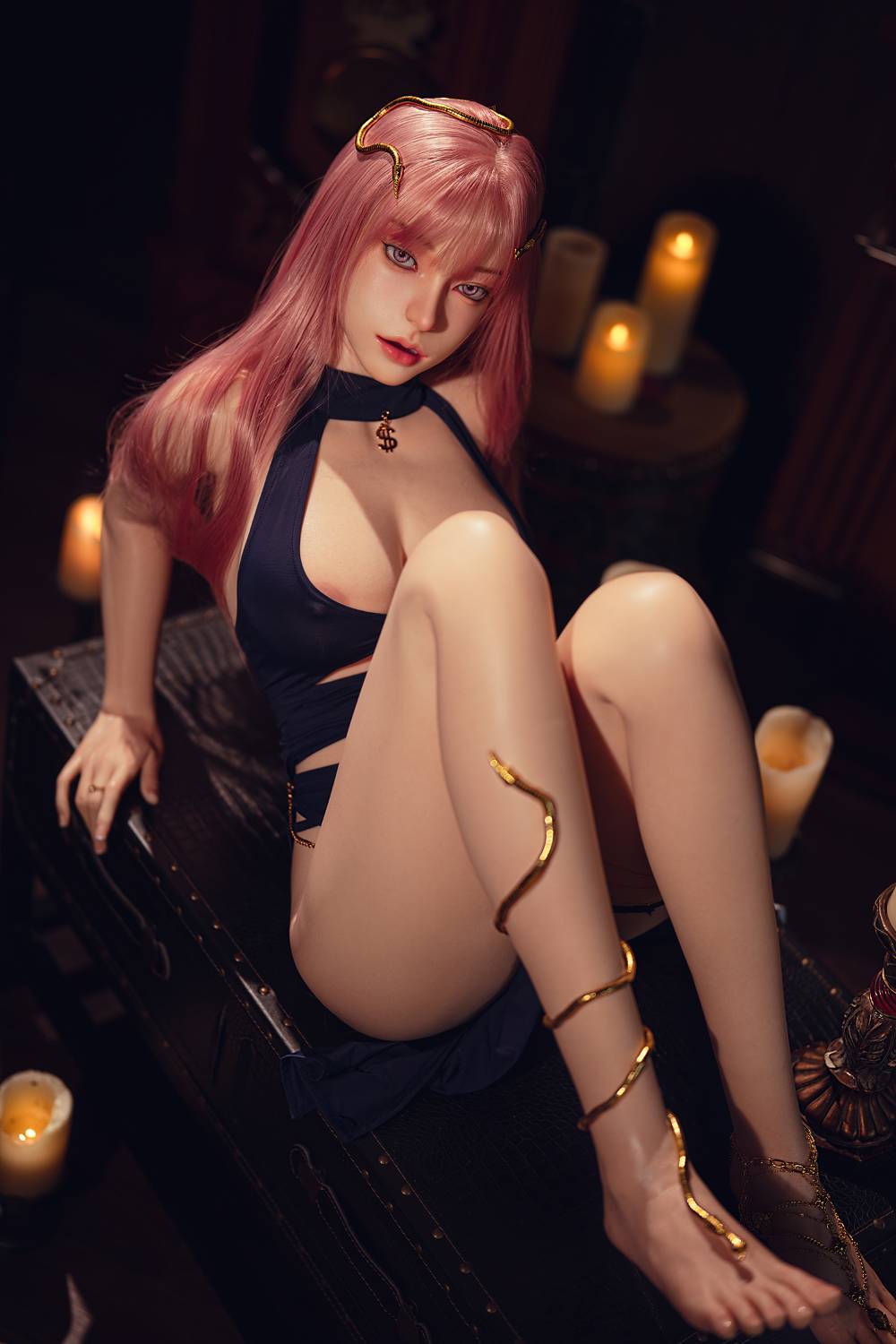 Aurora - 148-164cm Silicone Head Realistic Sex Doll with ROS Oral - SY Doll
