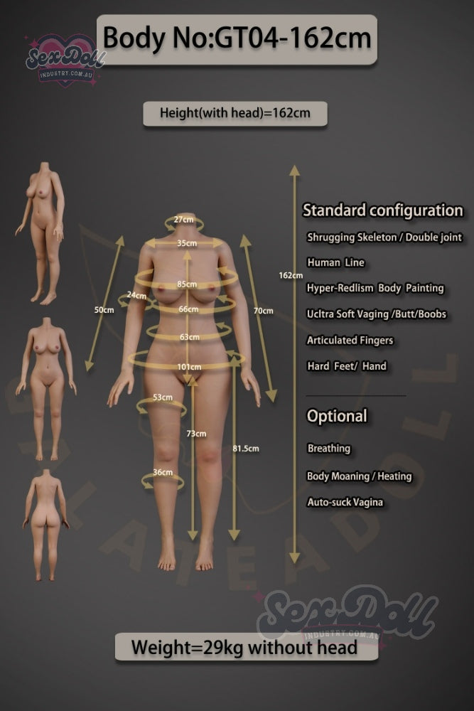 Bonita - 162cm Full Silicone Realistic Skin with ROS - Galatea Doll