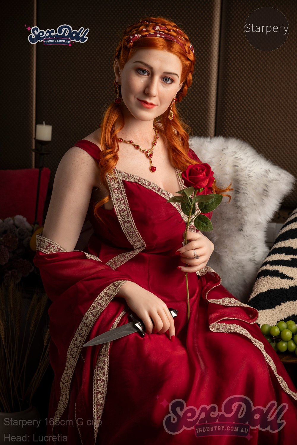 Lucretia - 165cm G-cup Silicone Head Sex Doll with Weight Reduced – Starpery Doll