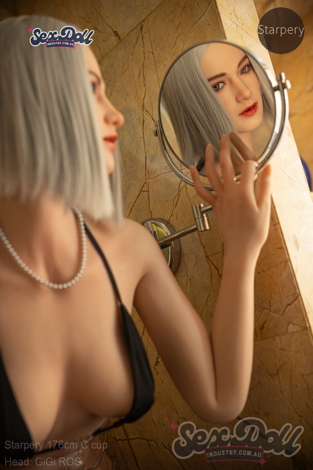 Gigi - 176cm C-cup Silicone Head Sex Doll with Weight Reduced – Starpery Doll