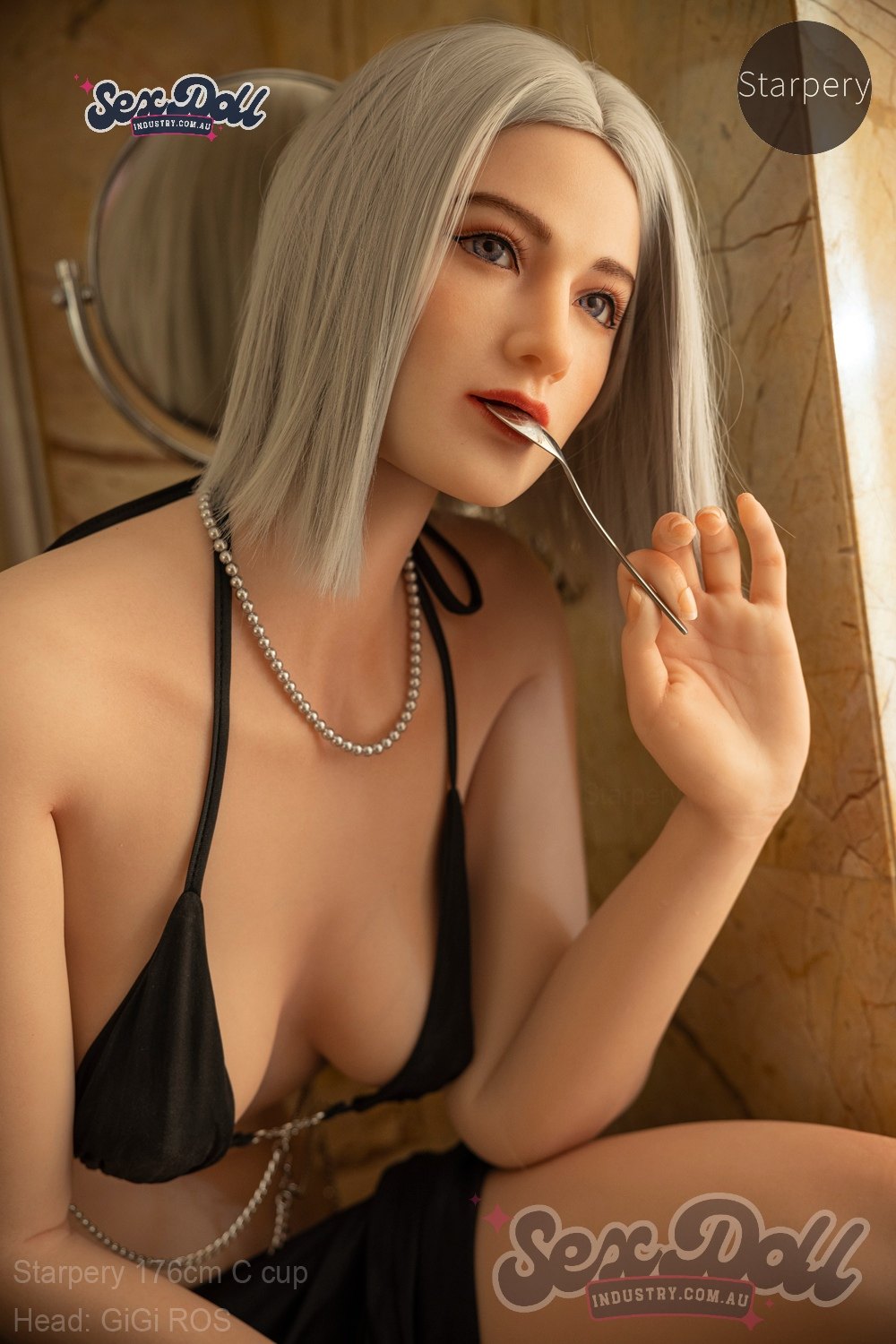Gigi - 176cm C-cup Silicone Head Sex Doll with Weight Reduced – Starpery Doll