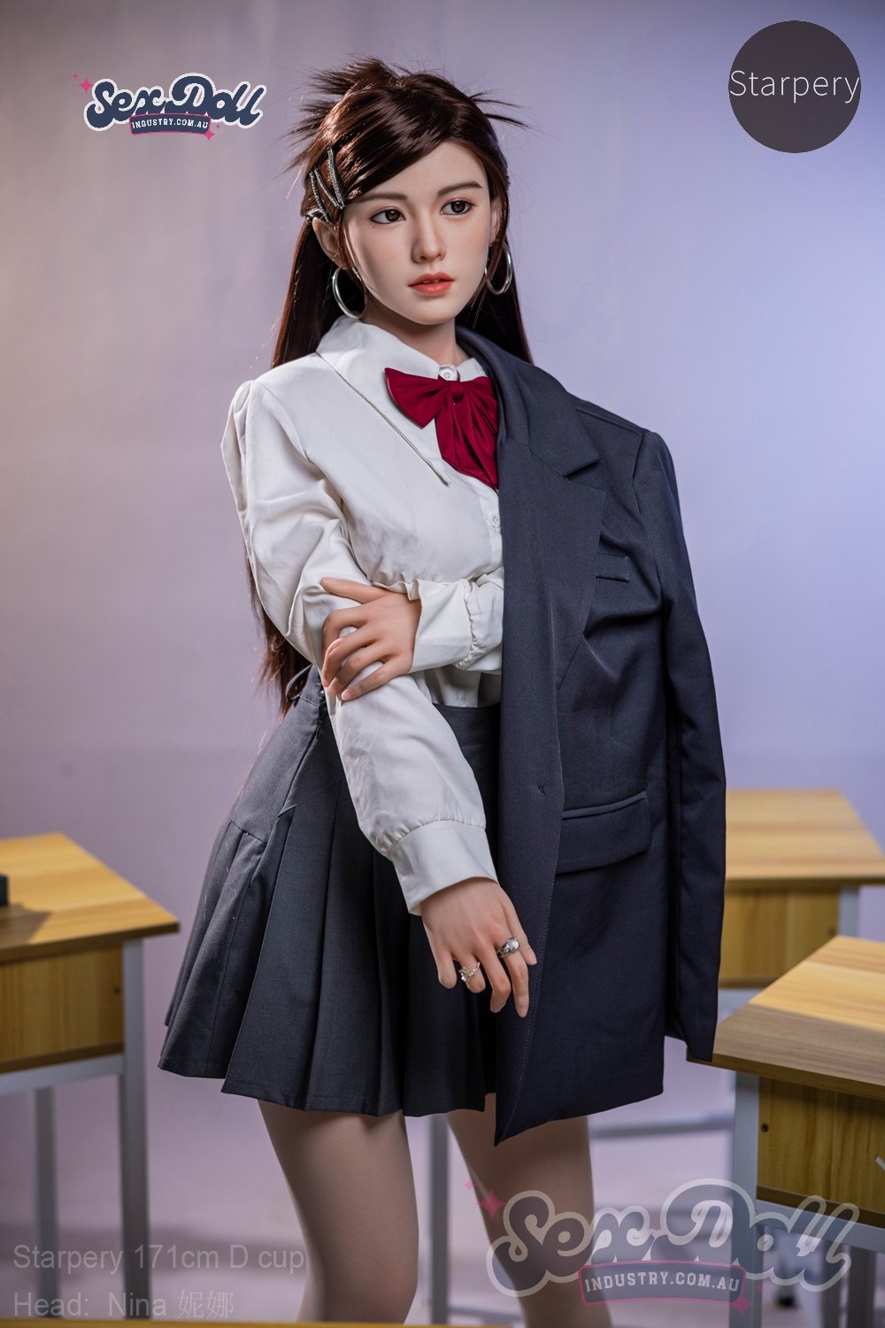 Nyla - 171cm D-cup Japanese Silicone Head Sex Doll with Weight Reduced – Starpery Doll