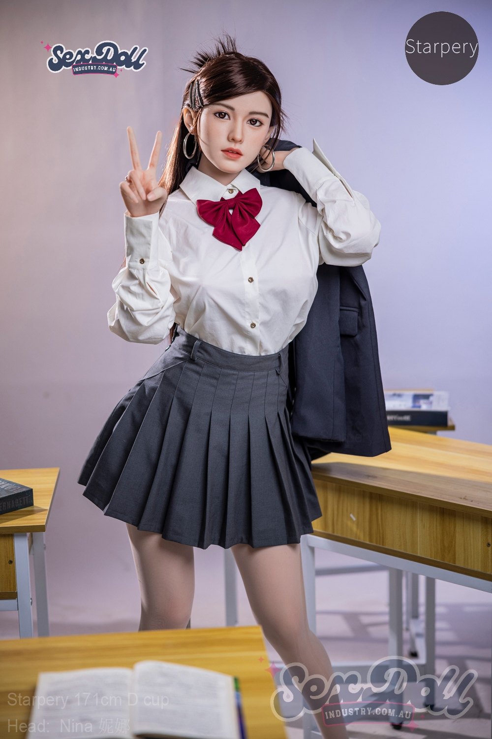 Nyla - 171cm D-cup Japanese Silicone Head Sex Doll with Weight Reduced – Starpery Doll