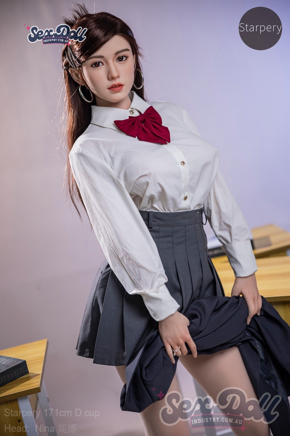 Nyla - 171cm D-cup Japanese Silicone Head Sex Doll with Weight Reduced – Starpery Doll