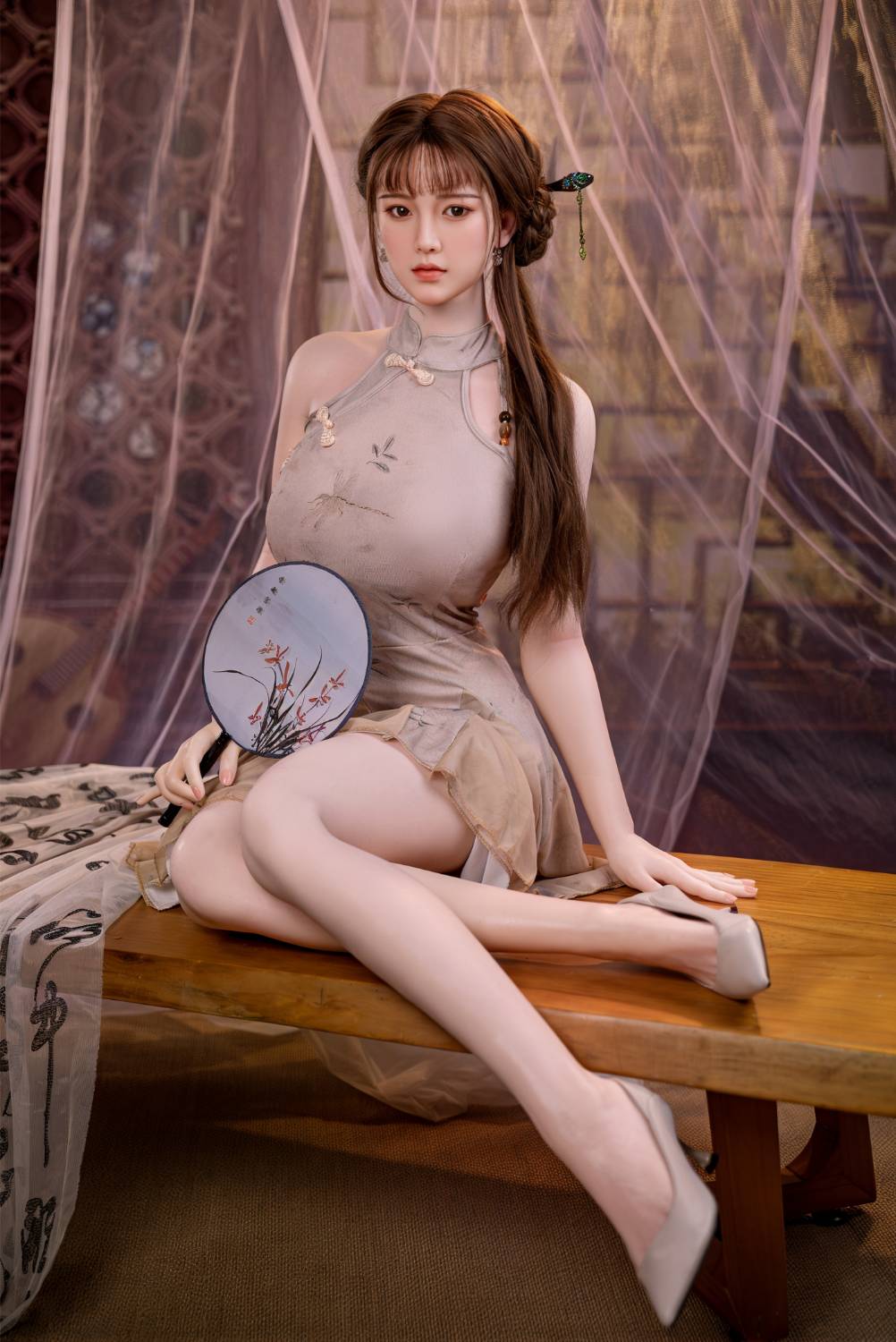 Nari - 149-170cm Silicone Head Realistic Sex Doll with ROS Options - AiMi Doll