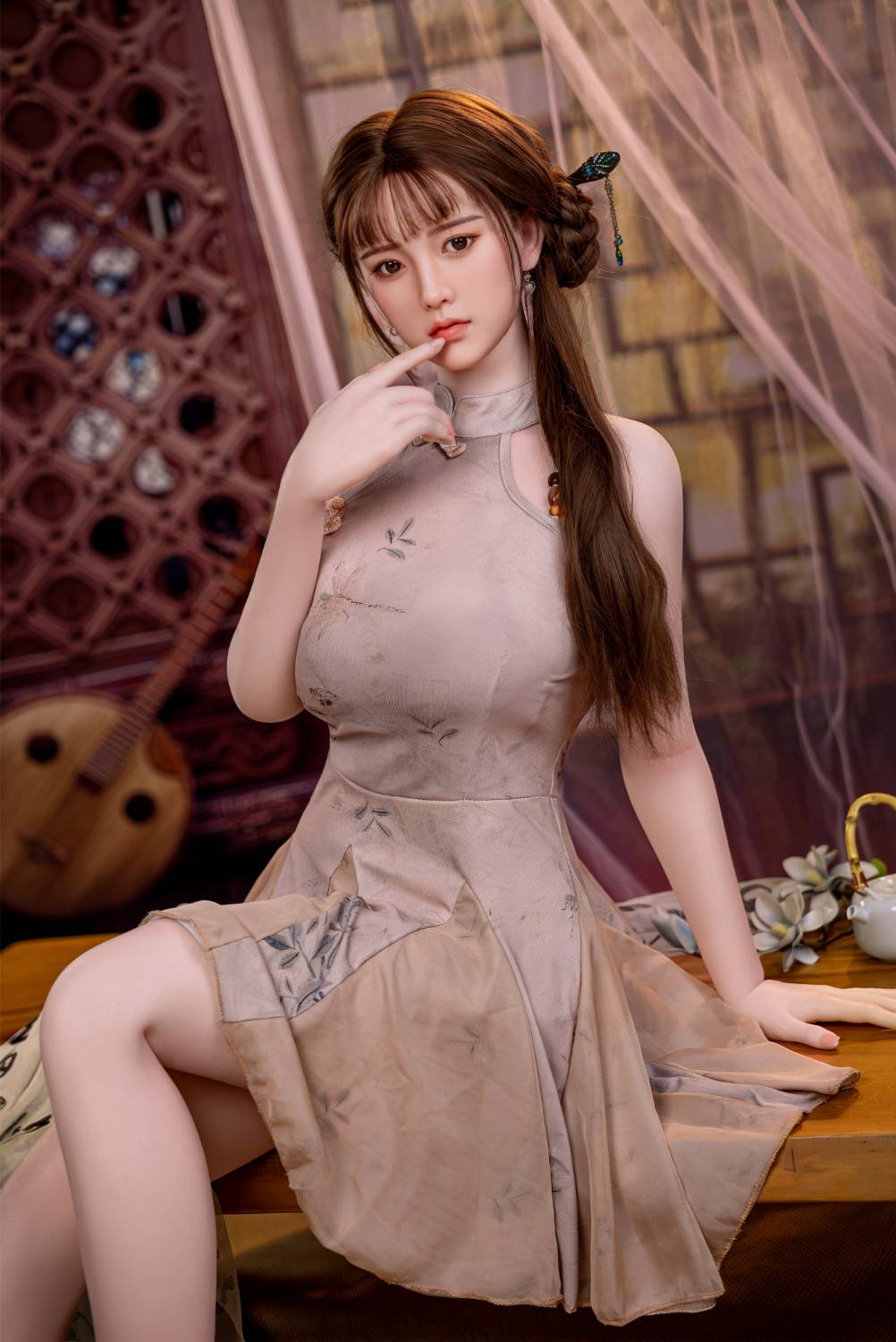 Nari - 149-170cm Silicone Head Realistic Sex Doll with ROS Options - AiMi Doll