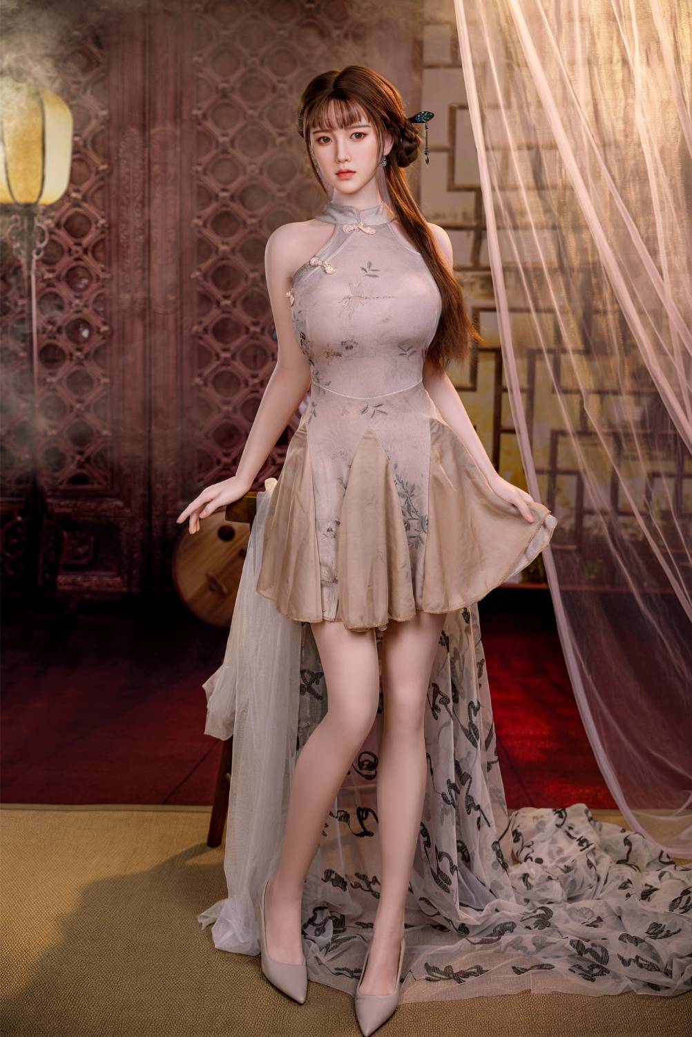 Nari - 149-170cm Silicone Head Realistic Sex Doll with ROS Options - AiMi Doll