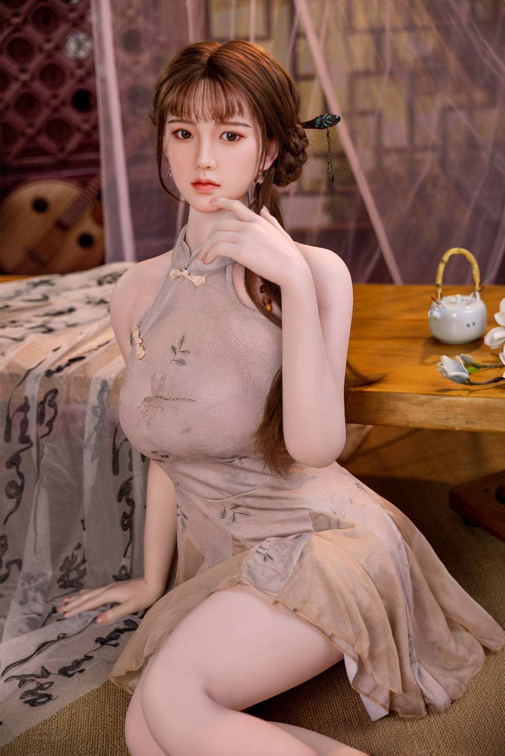 Nari - 149-170cm Silicone Head Realistic Sex Doll with ROS Options - AiMi Doll