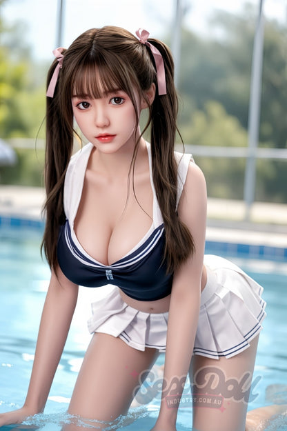 Sage - 149-170cm Silicone Head Lifelike Sex Doll with ROS Oral - AiMi Doll