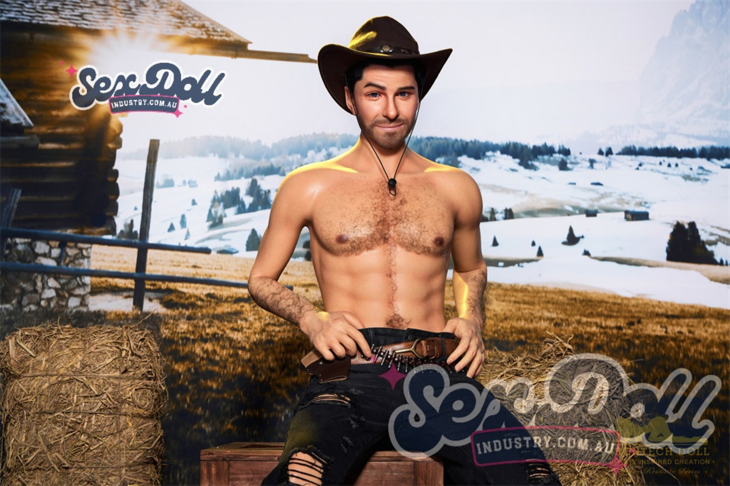Allen - 170cm M6 Full Silicone Male Sex Doll - Irontech Doll