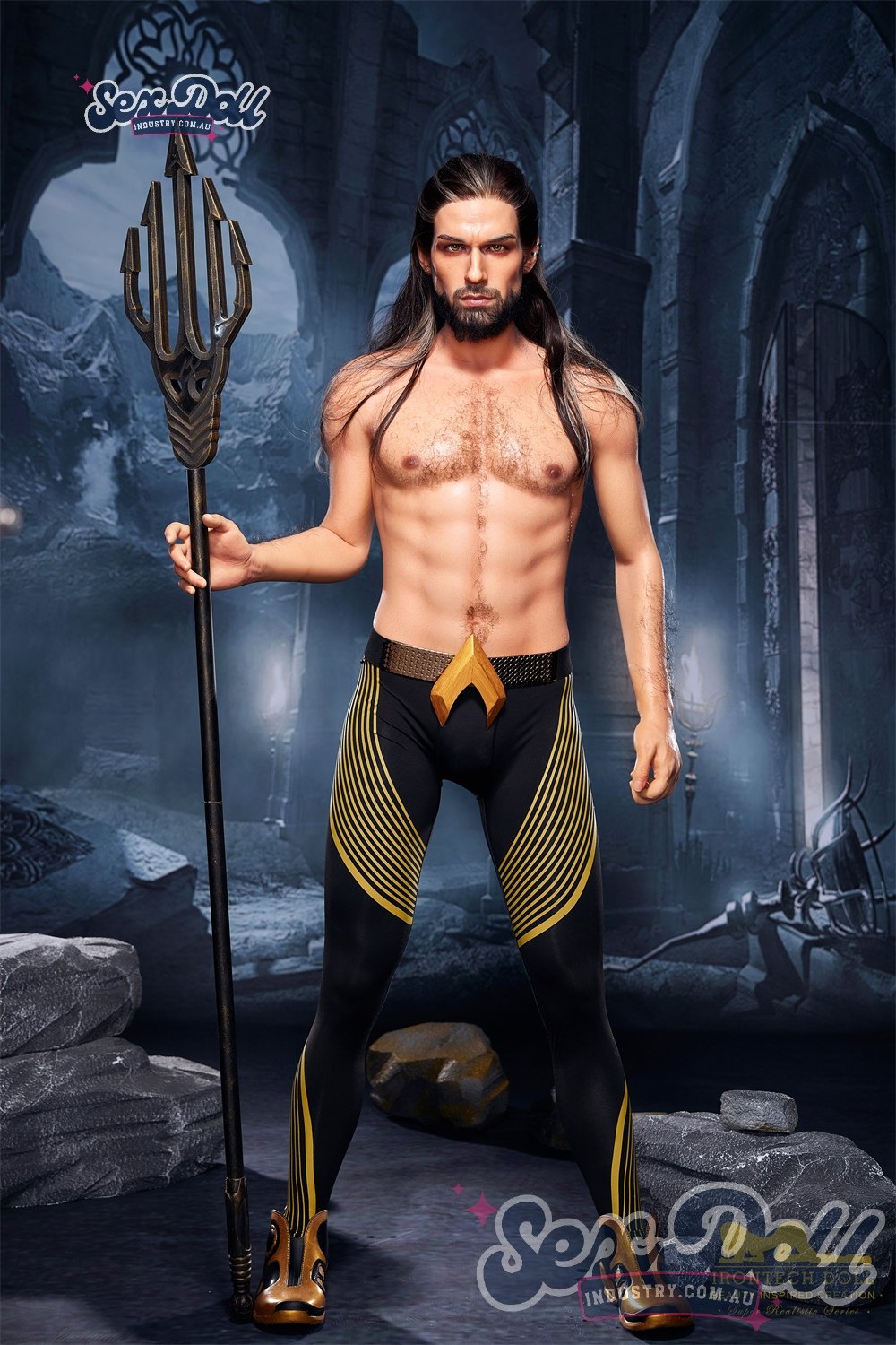 Damian - 170cm M5 Full Silicone Male Sex Doll - Irontech Doll