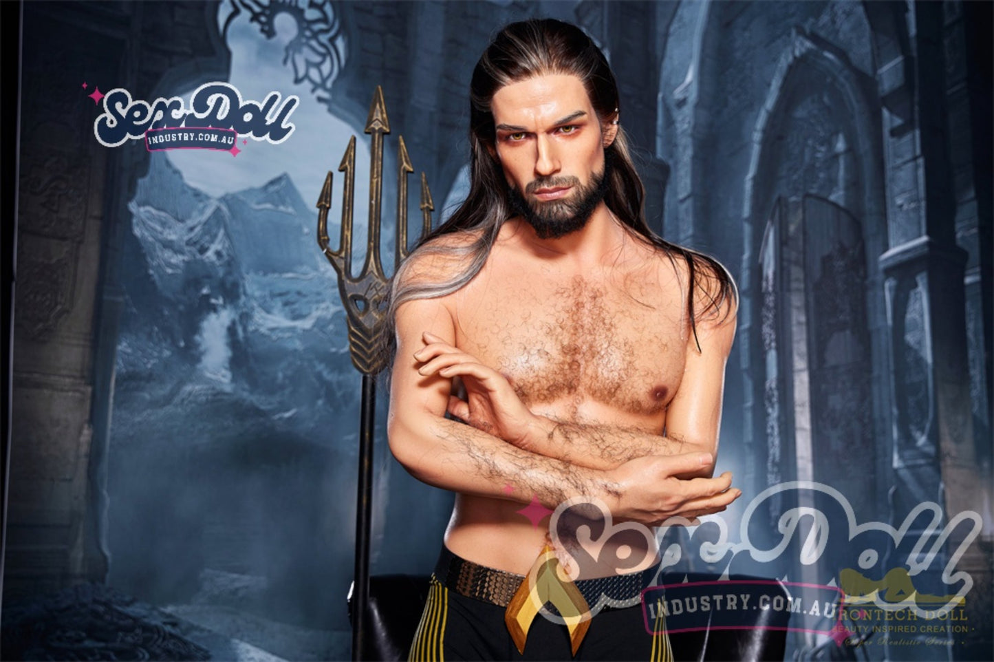 Damian - 170cm M5 Full Silicone Male Sex Doll - Irontech Doll