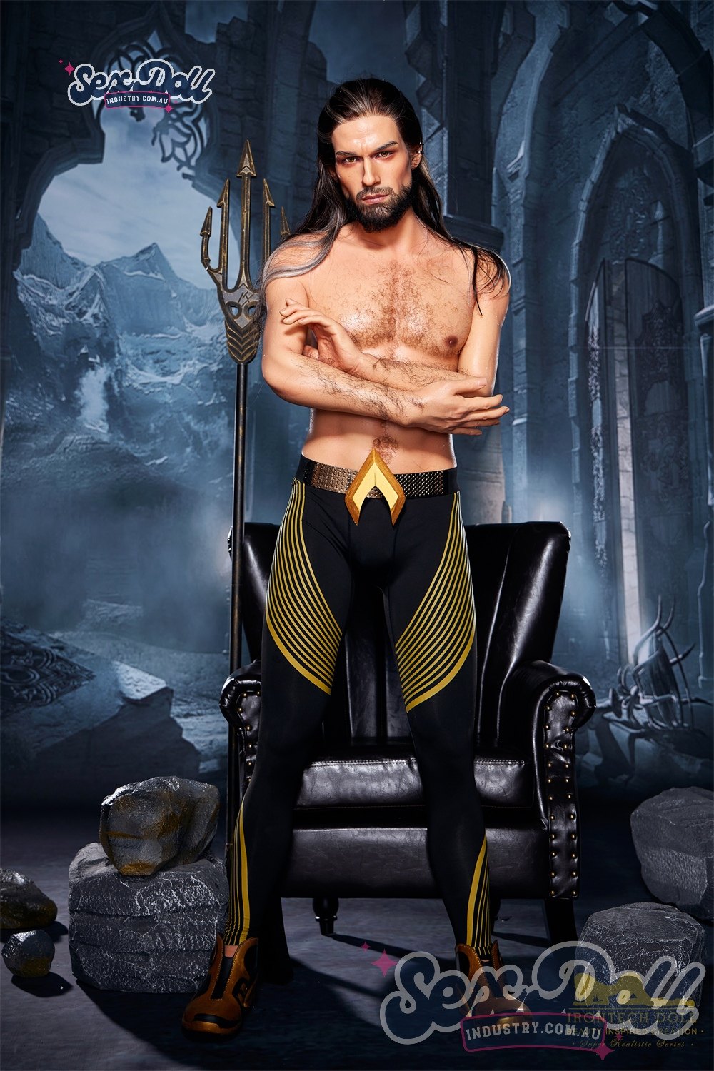 Damian - 170cm M5 Full Silicone Male Sex Doll - Irontech Doll