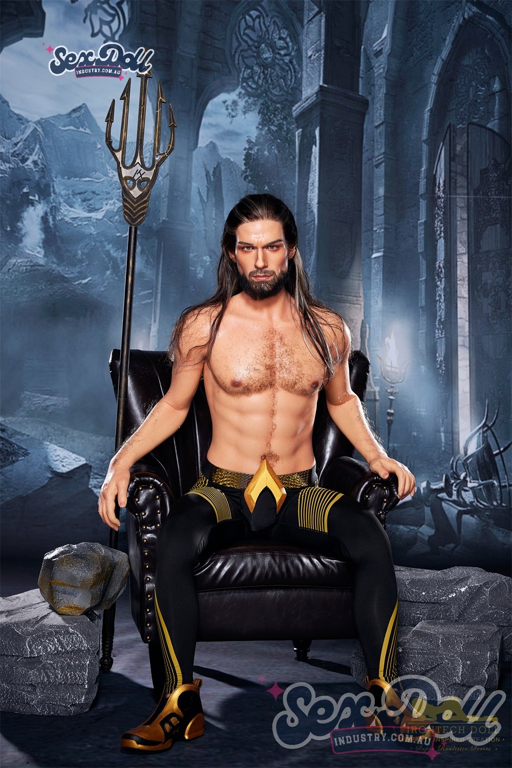 Damian - 170cm M5 Full Silicone Male Sex Doll - Irontech Doll
