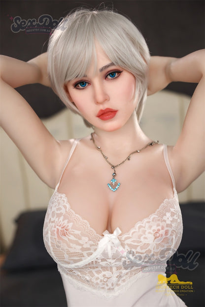 Angelina - 159cm Plus S2 Silicone Head Premium TPE Body Sex Doll - Irontech Doll