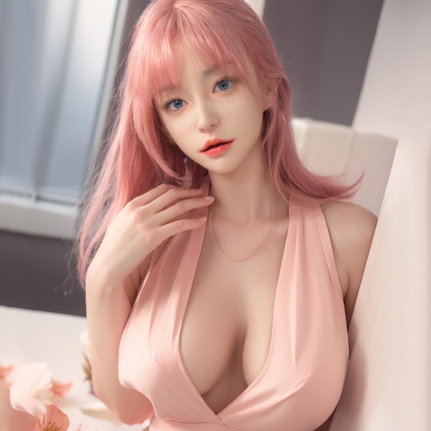 Edith - 148-164cm Silicone Head Realistic Sex Doll with ROS Oral - SY Doll