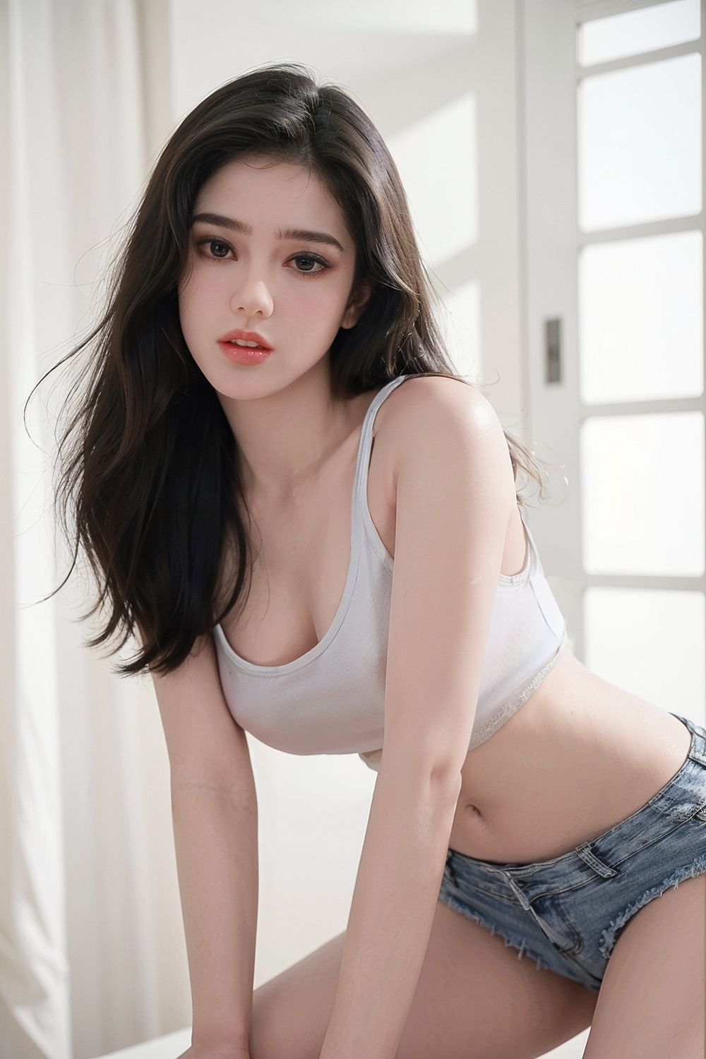 Elodie - 148-164cm Premium TPE Realistic Sex Doll with Silicone Options - SY Doll