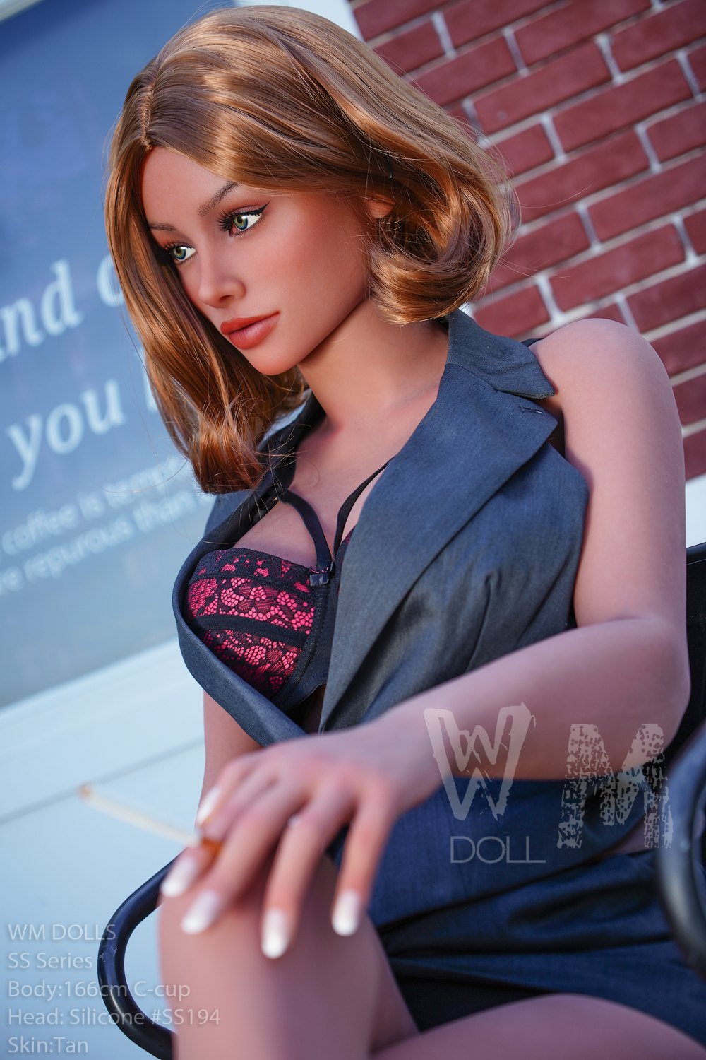 Raven - 166cm C Cup Silicone Head S-TPE Sex Doll with ROS Oral - WM Doll SS Series