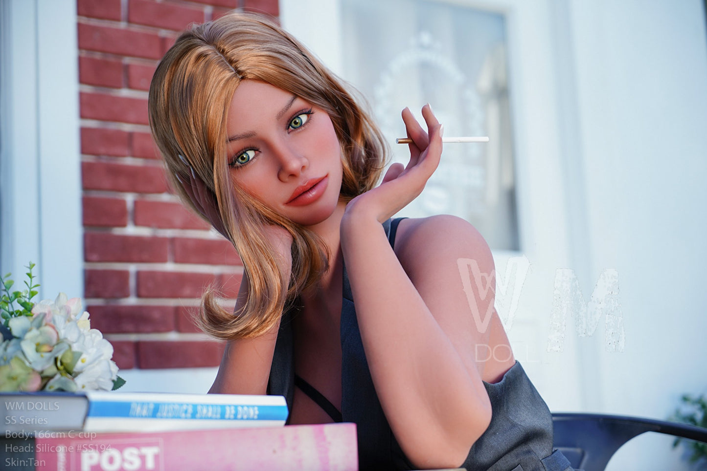 Raven - 166cm C Cup Silicone Head S-TPE Sex Doll with ROS Oral - WM Doll SS Series