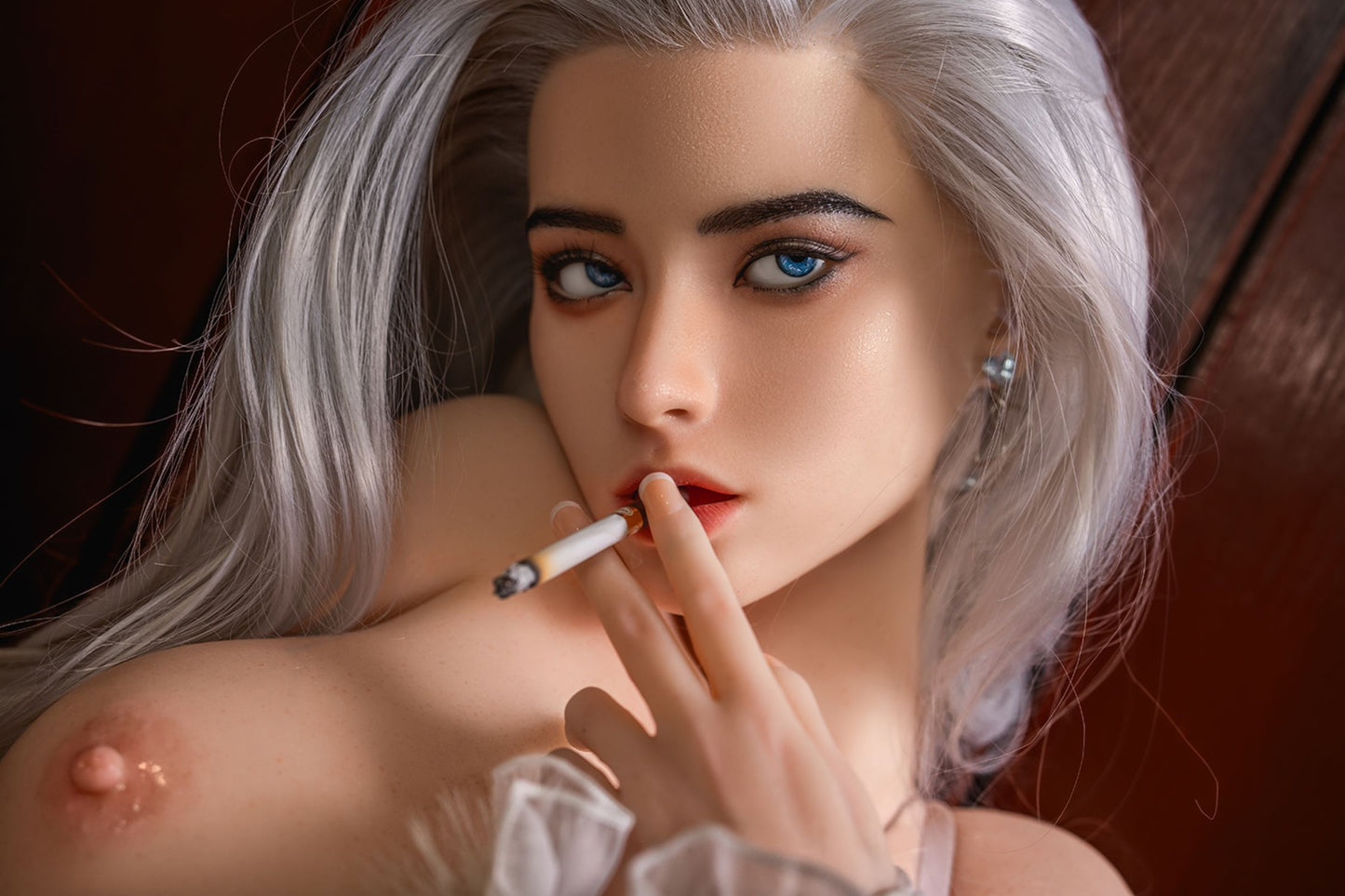 Nora - 148-164cm Silicone Head Realistic Sex Doll with ROS Oral - SY Doll