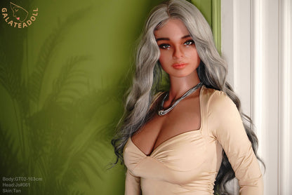 Ellie - 163cm Full Silicone Realistic Skin Sex Doll with ROS Oral - Galatea Doll