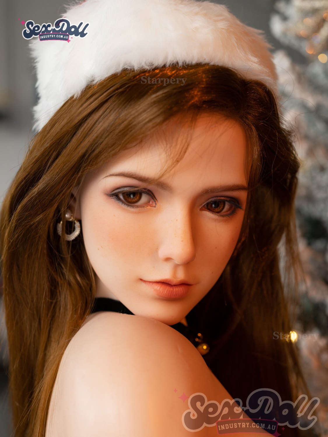 Gloria - 172cm F-cup Christmas Silicone Head Sex Doll with Weight Reduced – Starpery Doll
