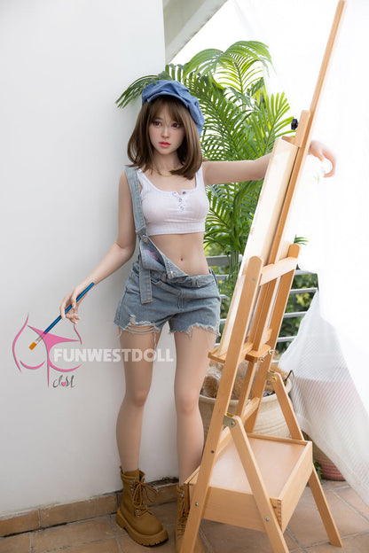 Hallie - Premium Lifelike Sex Doll with Silicone Head - FunWest Doll