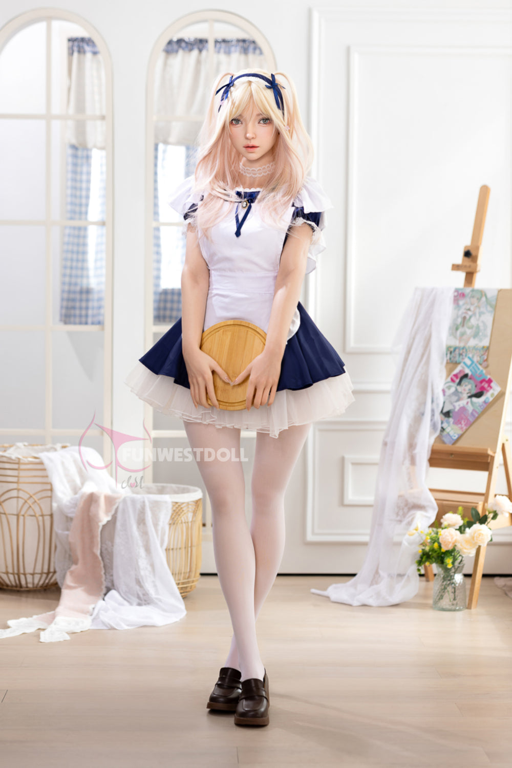 Gianna- Premium Lifelike Silicone Head Sex Doll with ROS Oral option - FunWest Doll