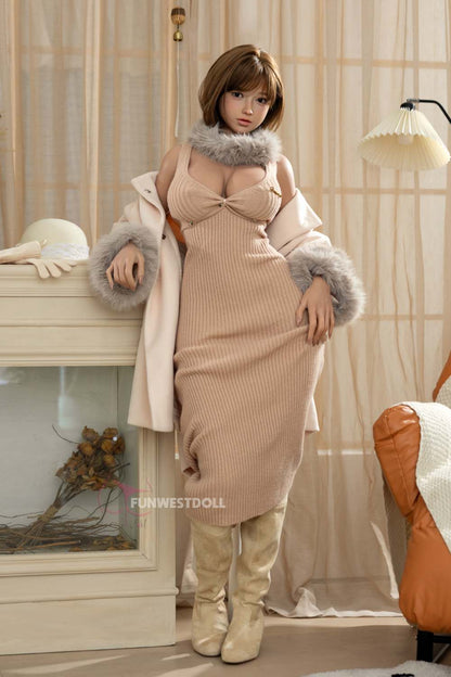Elina - Premium Lifelike Silicone Head Sex Doll with ROS Oral option - FunWest Doll