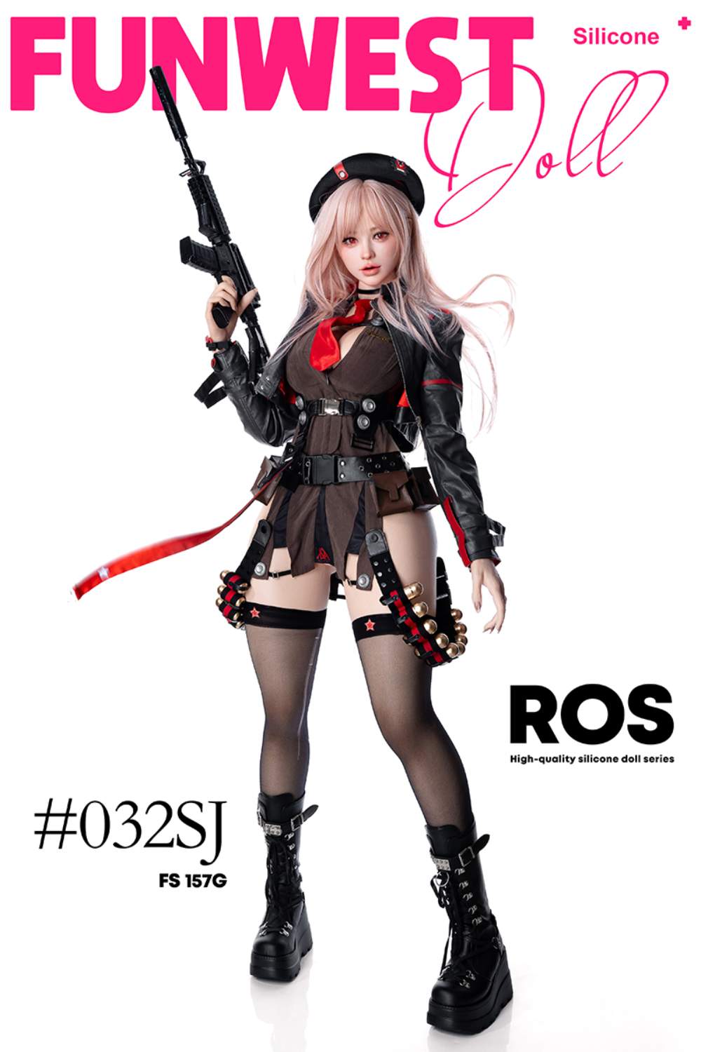 Kira - Premium Lifelike Silicone Head Sex Doll with ROS Oral option - FunWest Doll