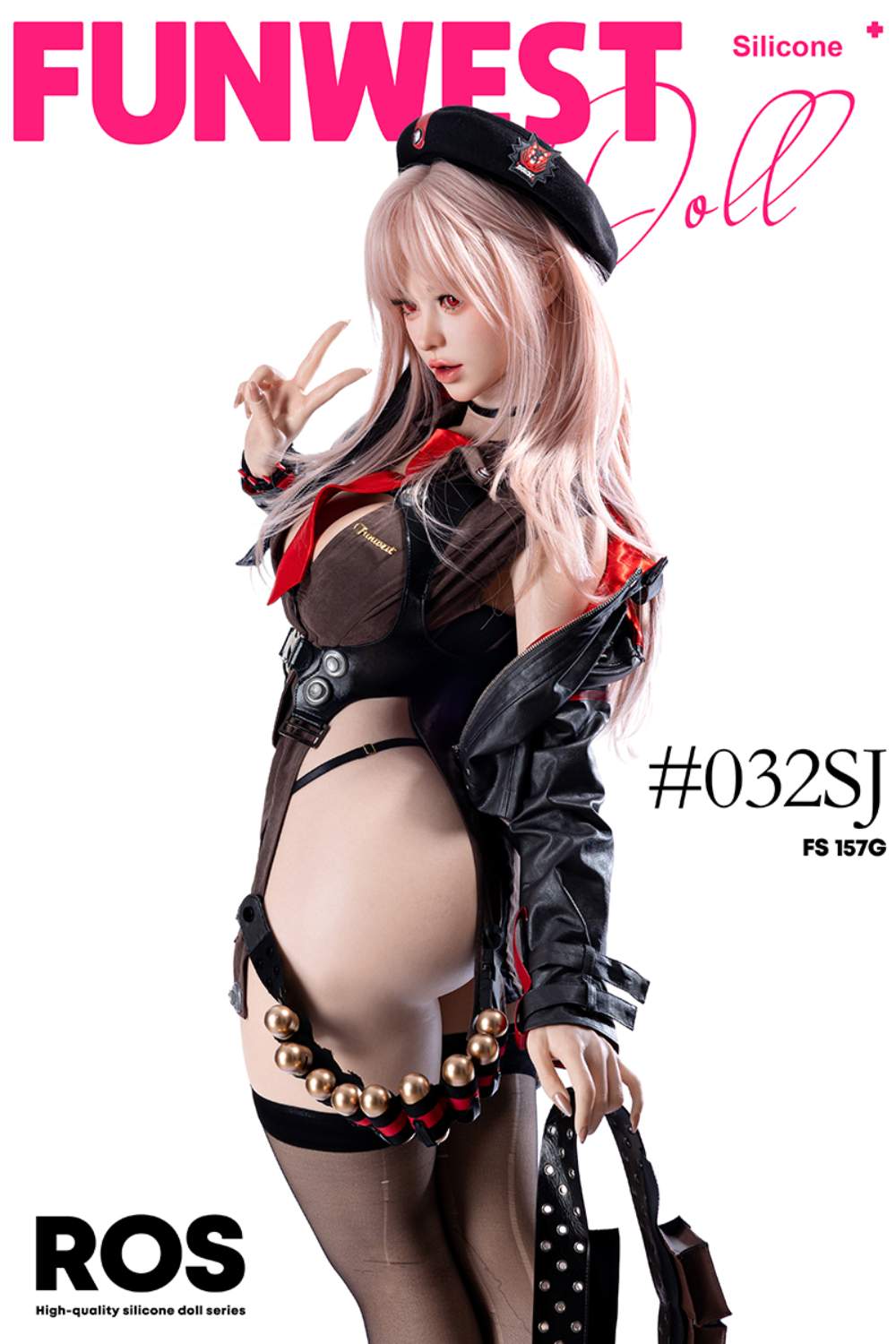 Kira - Premium Lifelike Silicone Head Sex Doll with ROS Oral option - FunWest Doll