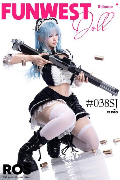 Eira- Premium Lifelike Silicone Head Sex Doll with ROS Oral option - FunWest Doll