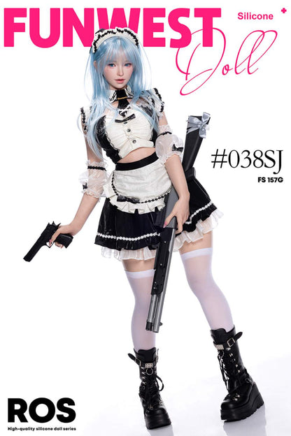 Eira- Premium Lifelike Silicone Head Sex Doll with ROS Oral option - FunWest Doll