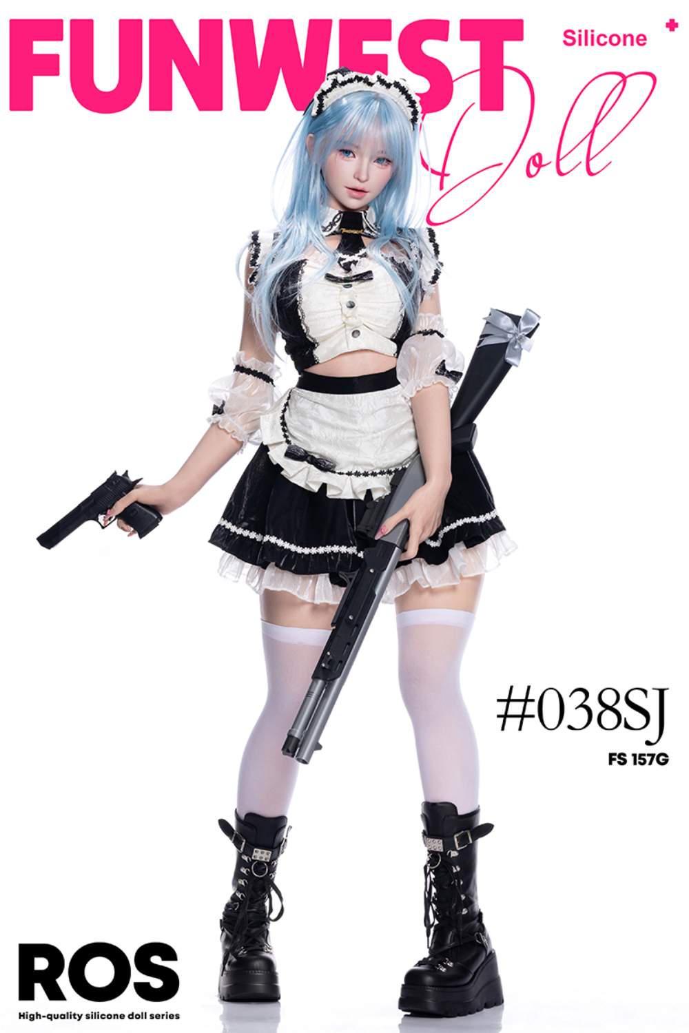 Eira- Premium Lifelike Silicone Head Sex Doll with ROS Oral option - FunWest Doll