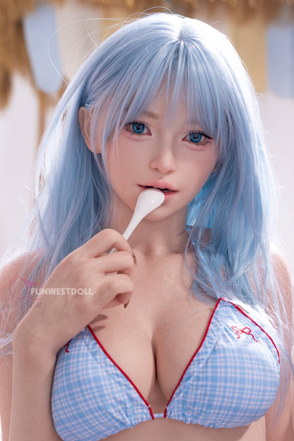Alice- Premium Lifelike Silicone Head Sex Doll with ROS Oral option - FunWest Doll