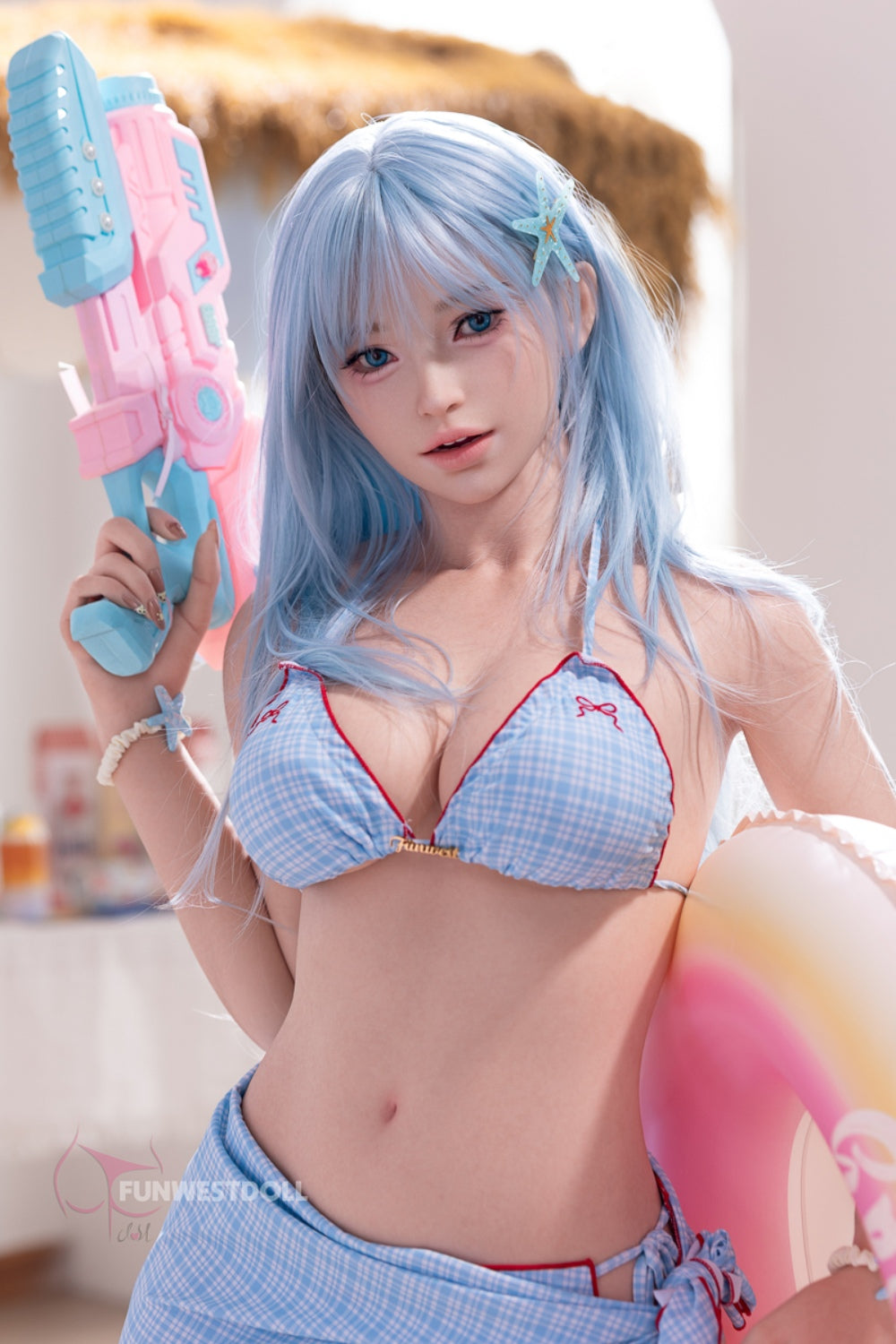 Alice- Premium Lifelike Silicone Head Sex Doll with ROS Oral option - FunWest Doll