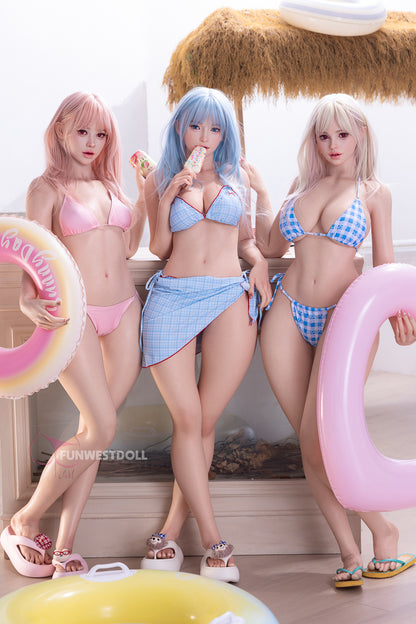 Liora- Premium Lifelike Silicone Head Sex Doll with ROS Oral option - FunWest Doll