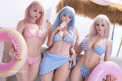 Liora- Premium Lifelike Silicone Head Sex Doll with ROS Oral option - FunWest Doll