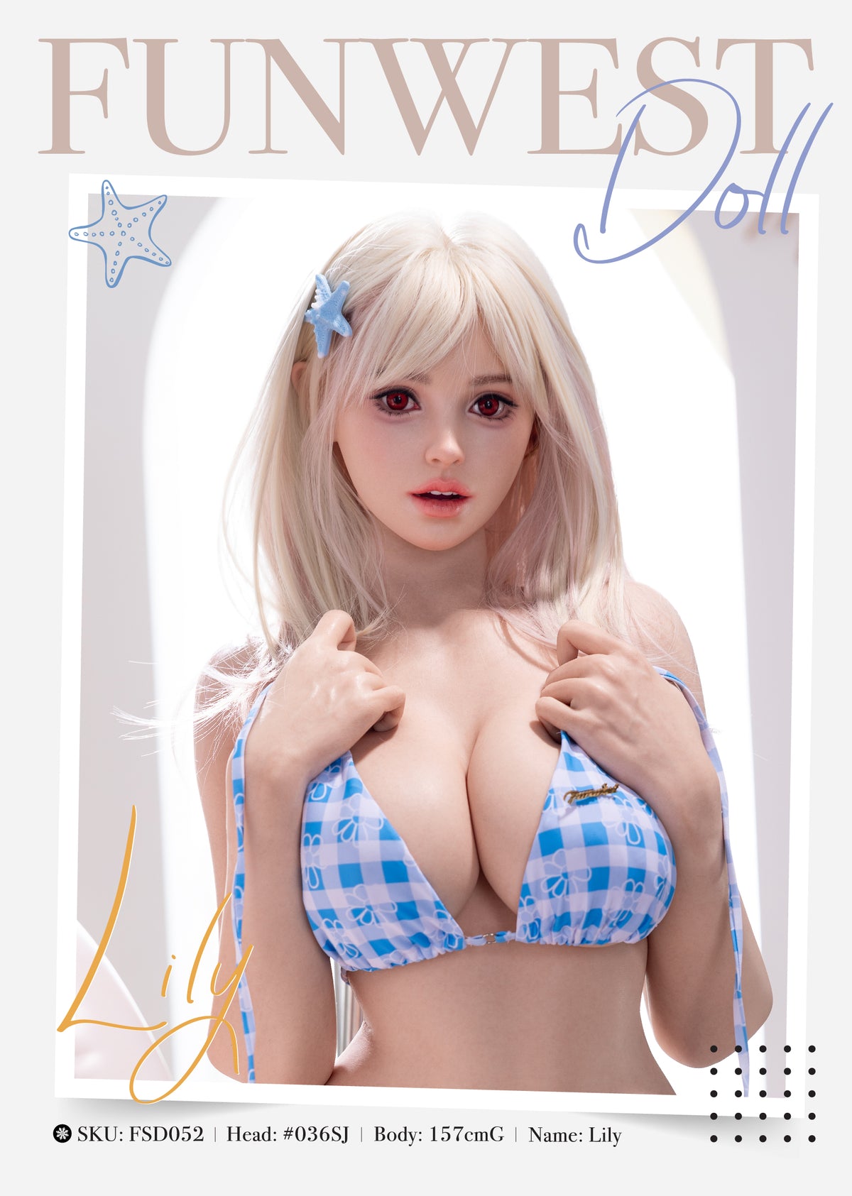 Liora- Premium Lifelike Silicone Head Sex Doll with ROS Oral option - FunWest Doll